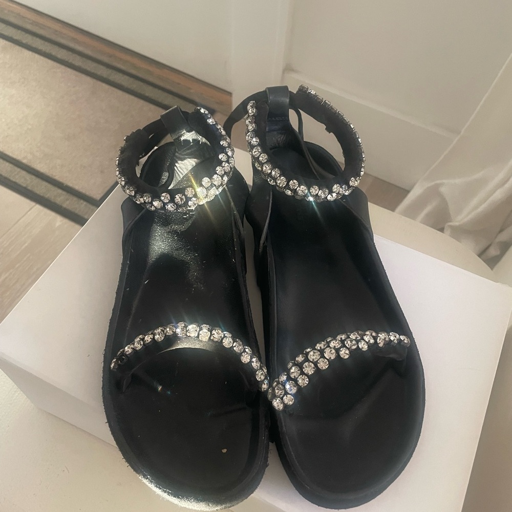Isabel Marant Mellon Sandals with Sparkling Rhinestones - Picture 10 of 10
